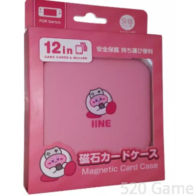 NS 良值 SWITCH 星之卡比 12磁吸卡盒 NS 良值 SWITCH 星之卡比 12磁吸卡盒